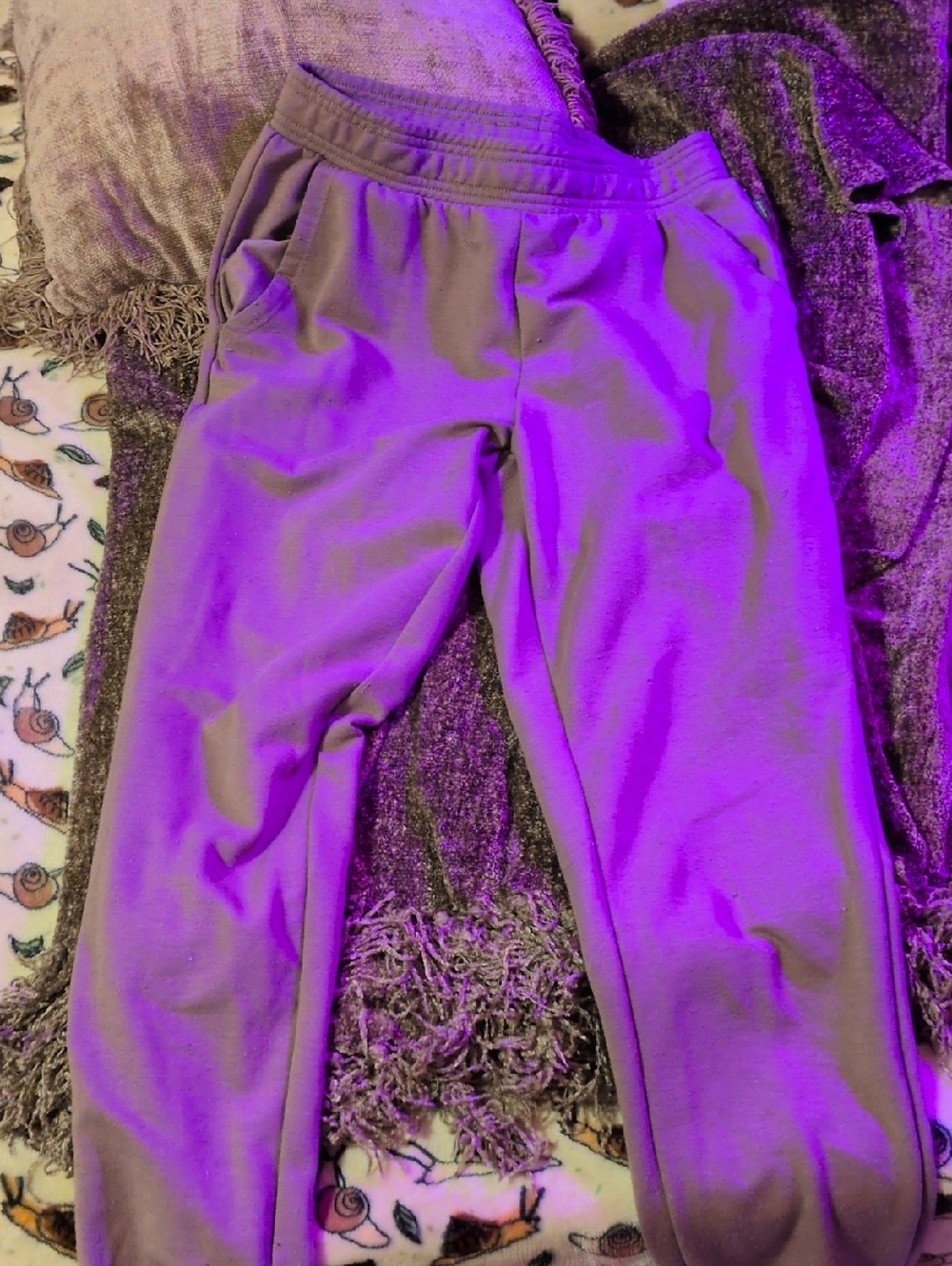Eddie Bauer Purple Lounge Top